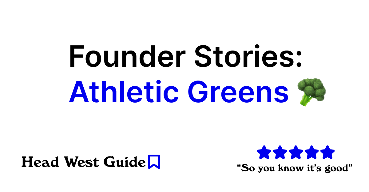How the Founder of Athletic Greens, Chris Ashendon, scaled from 0 to a